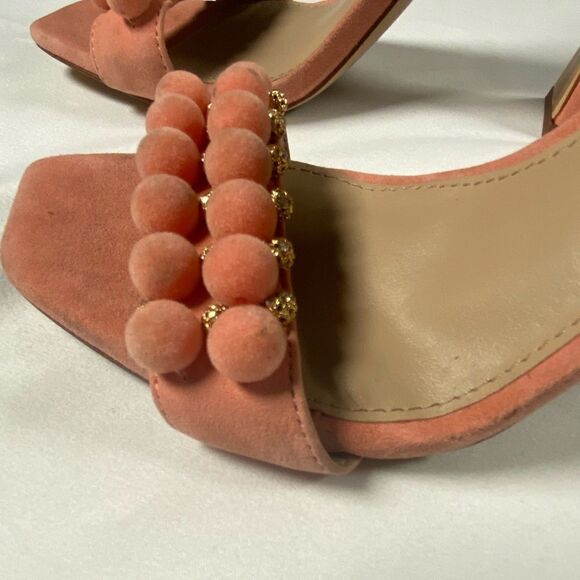 EUC Sam Edelman Women’s Luella Ankle Strap 4” Heel Sandal - Pink - Size 6 - Picture 8 of 11